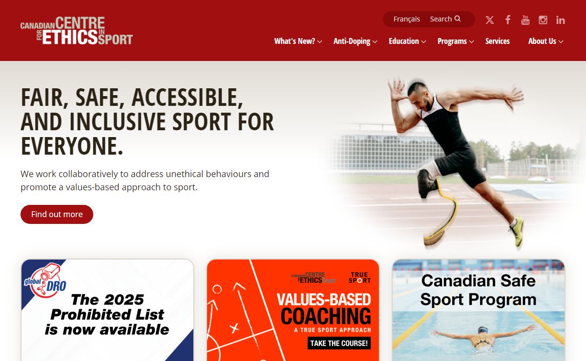 Home | Canadian Centre for Ethics in Sport