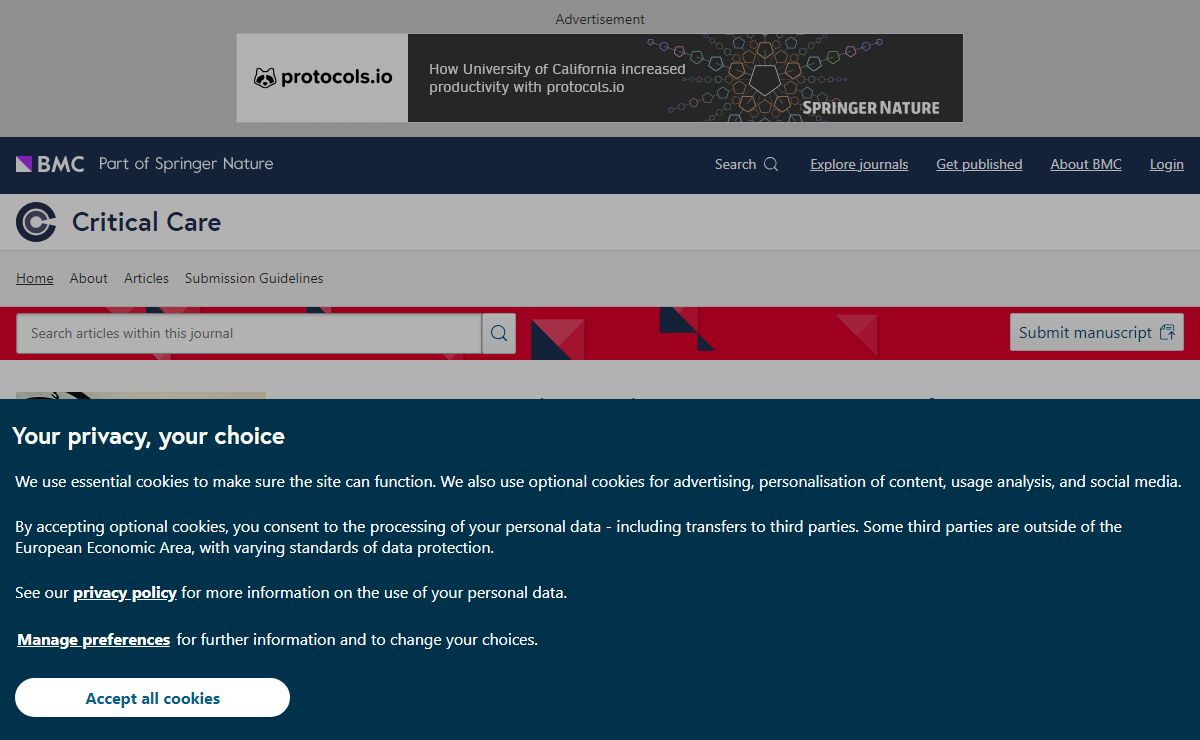 Home page | Critical Care