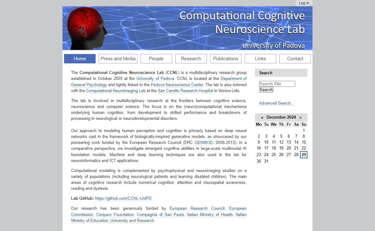 Computational Cognitive Neuroscience Lab