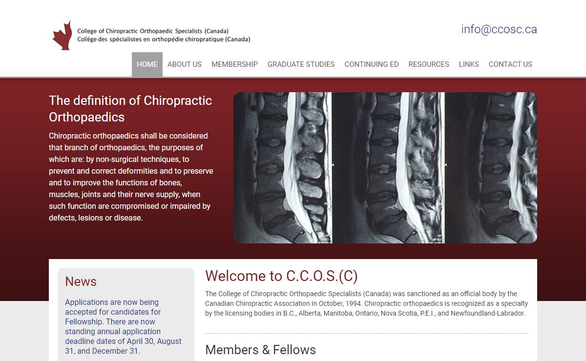 College of Chiropractic Orthopaedic Specialists (Canada)