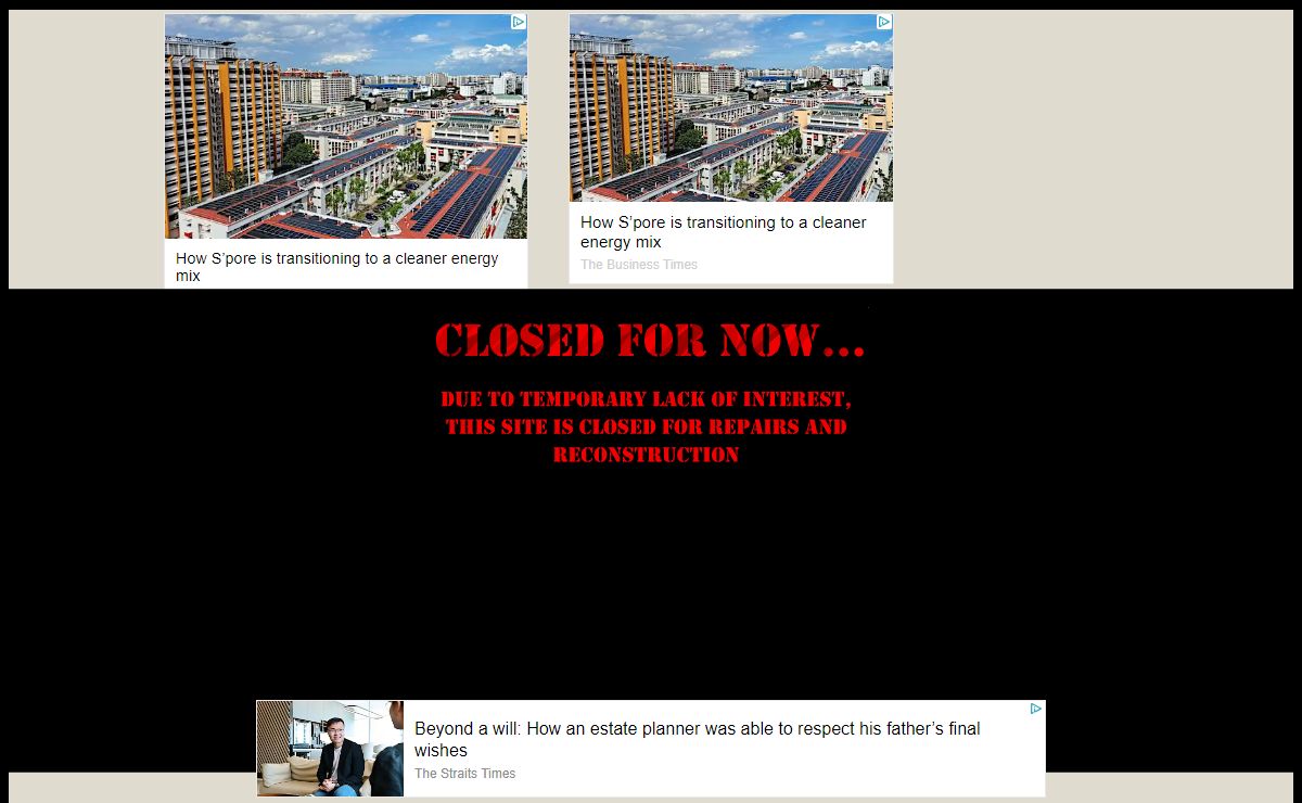 closed for now...