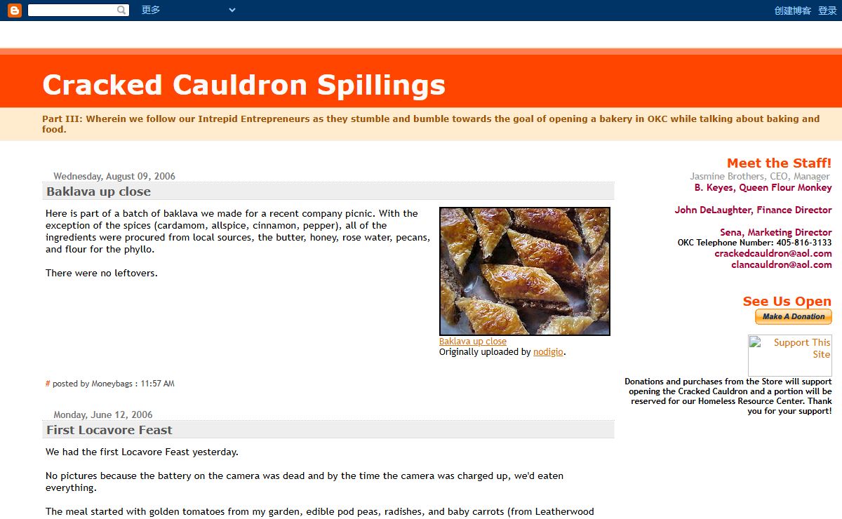 Cracked Cauldron Spillings