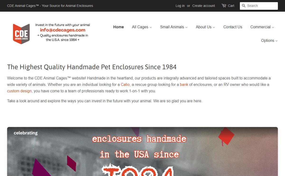 CDE Animal Cages - Trusted by humane societies, vets, and pet owners – CDECages