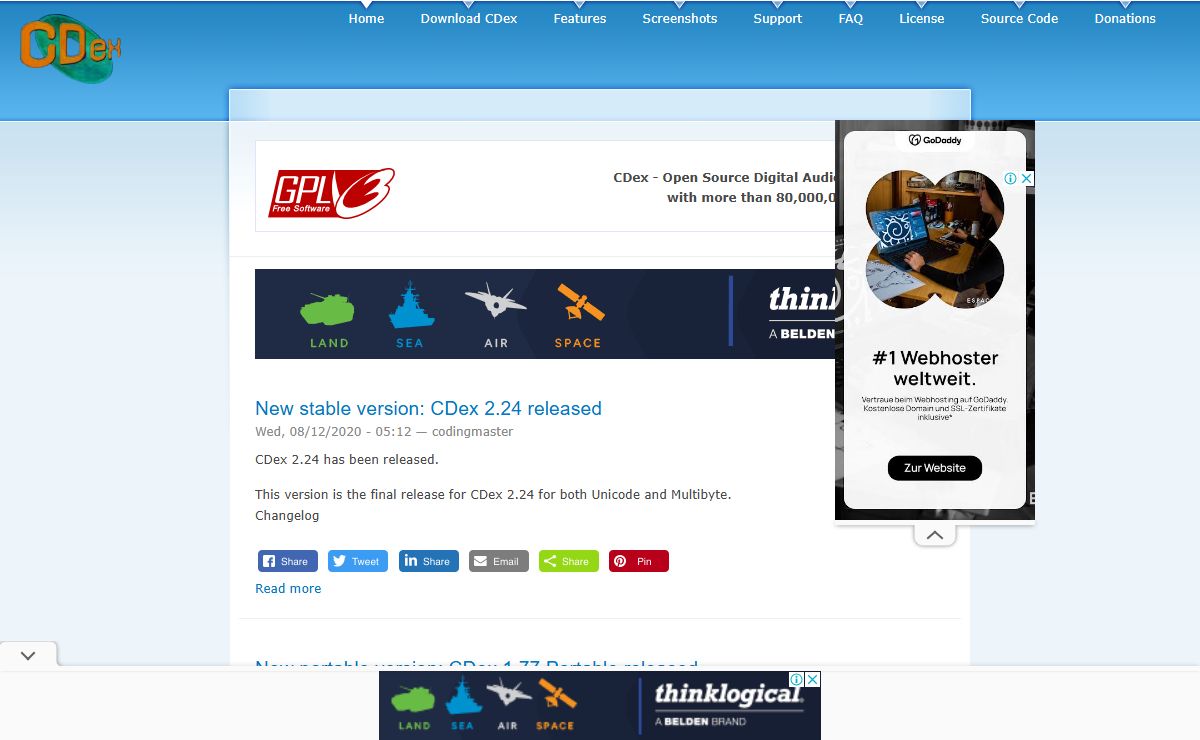 CDex | Free CD to MP3 converter, ripper, FLAC, M4A, WMA, OGG, CD extractor