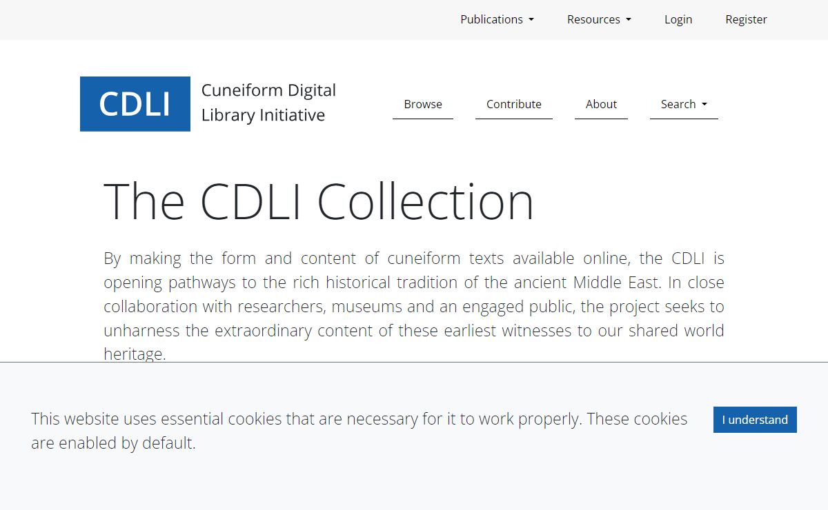Home - Cuneiform Digital Library Initiative