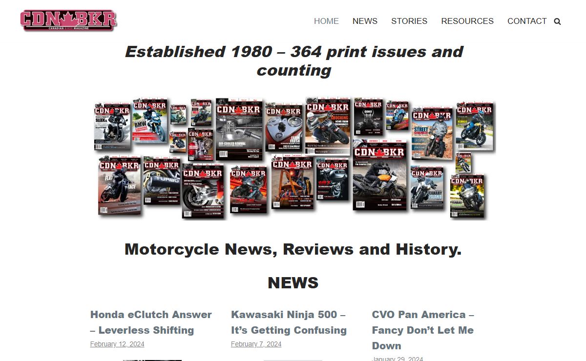 CDNBKR - Motorcycle News, Reviews and History