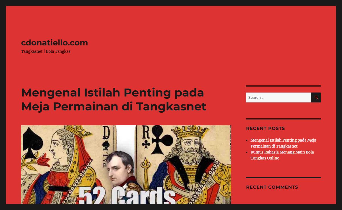 cdonatiello.com – Tangkasnet | Bola Tangkas