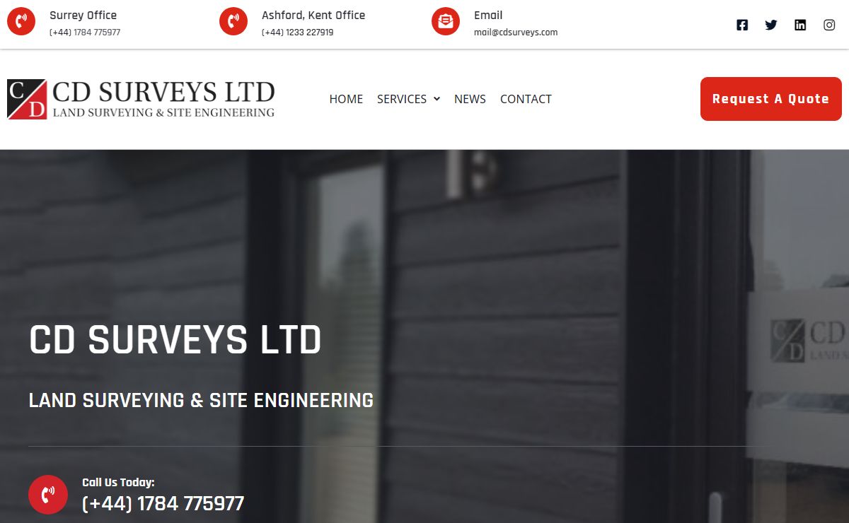 CD Surveys LTD | Land Surveying & Site Engineering