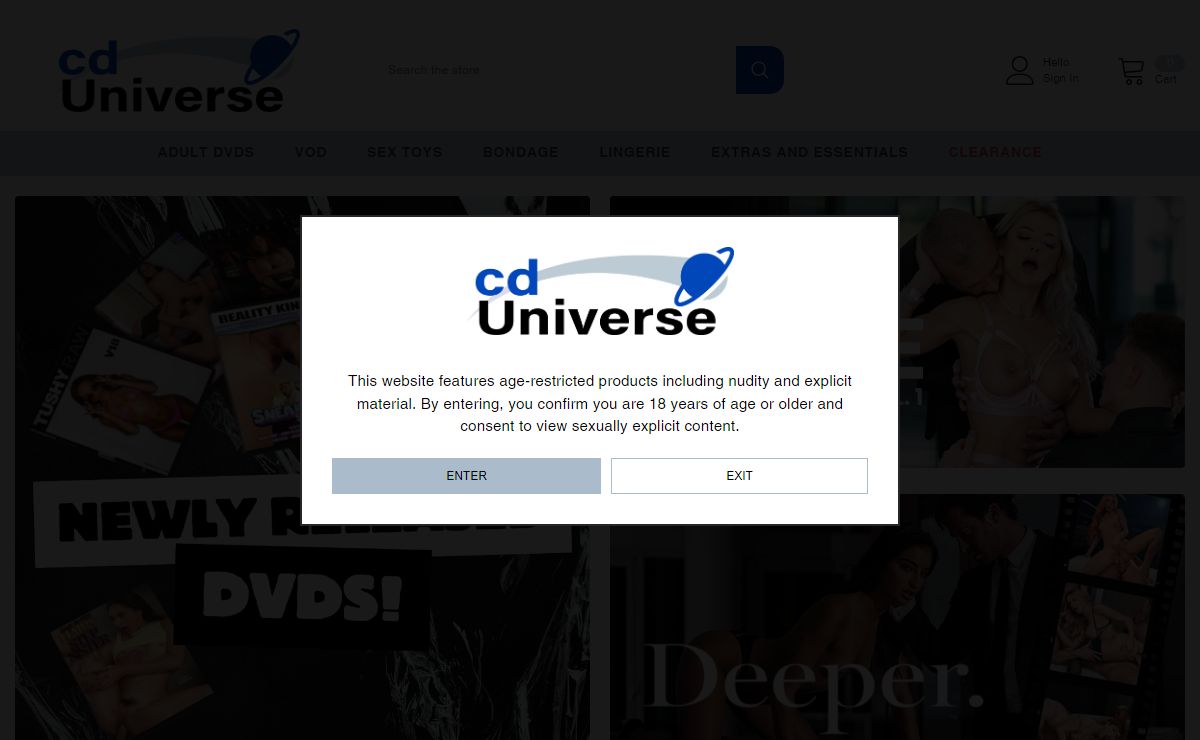 Adult Products & Porn DVDs Online - CD Universe
