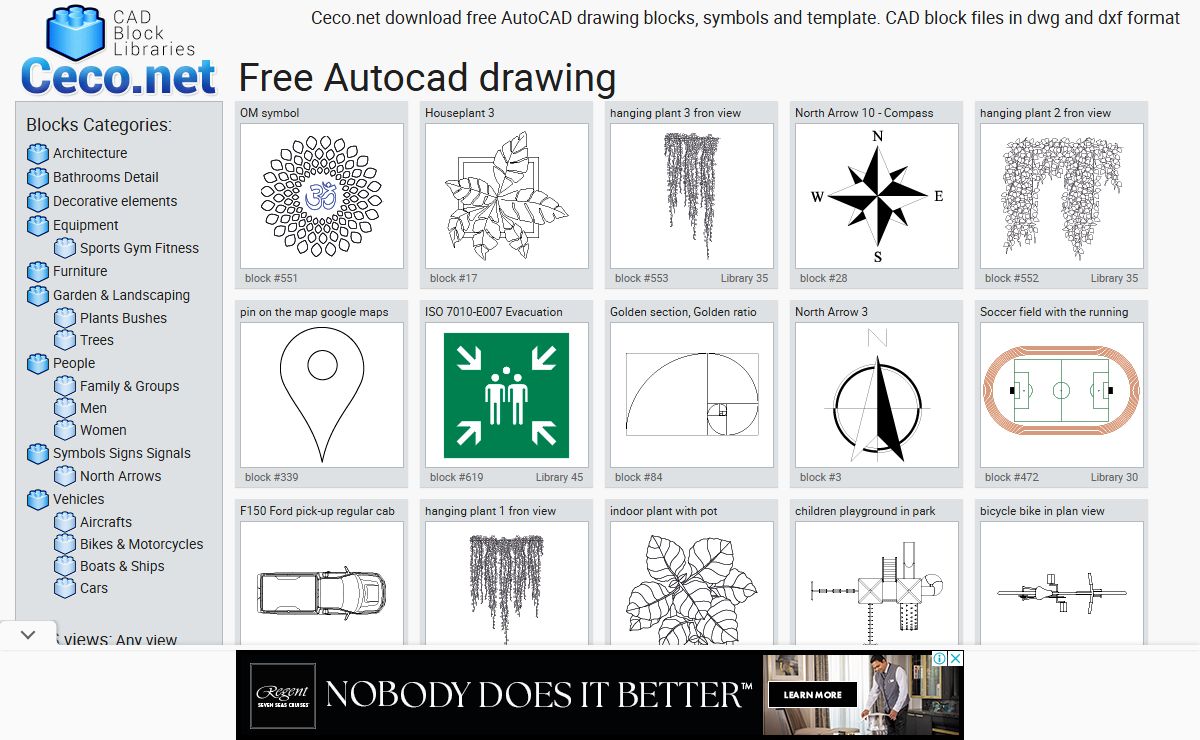 Ceco.net download free AutoCAD blocks drawings dwg dxf