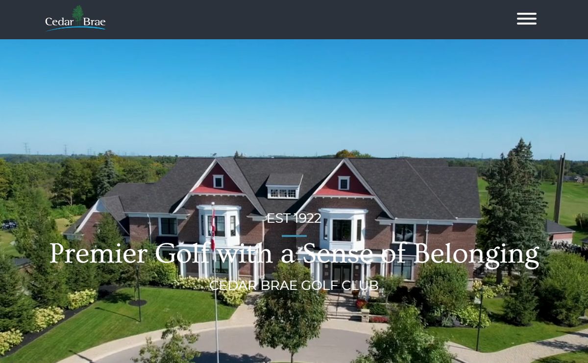 Cedar Brae – Premier Golf with a Sense of Belonging