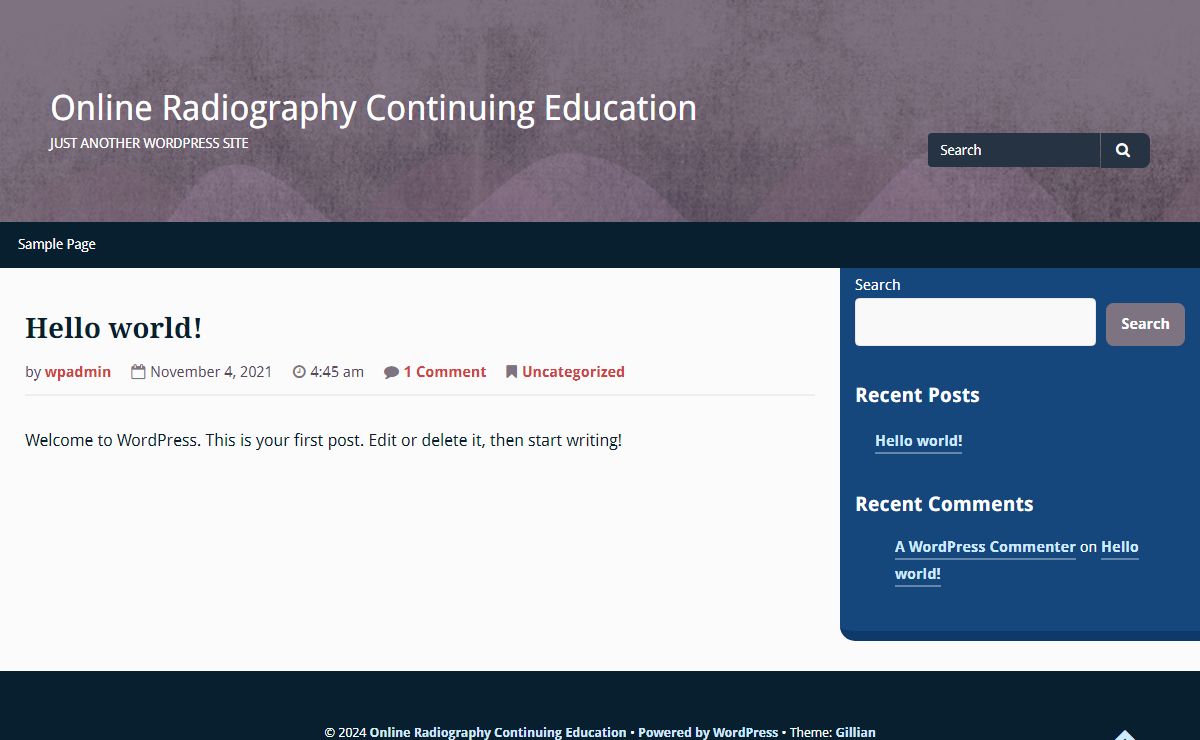 Online Radiography Continuing Education - Just another WordPress site