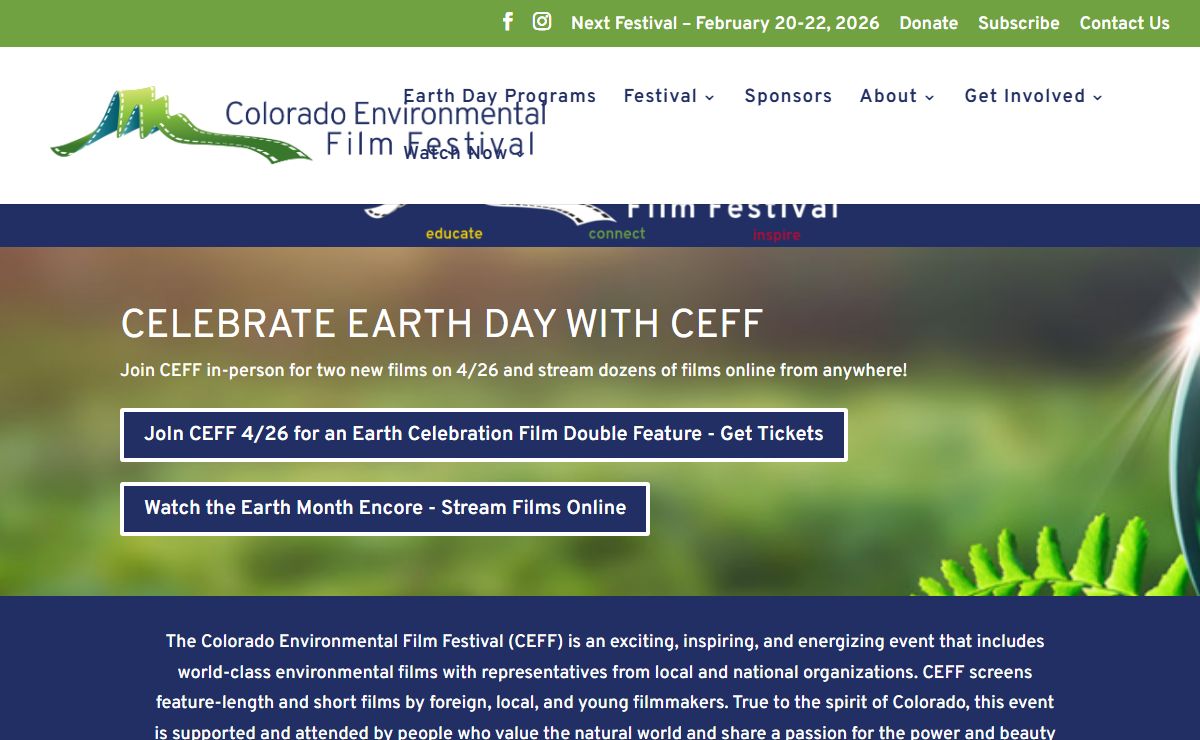 Home - Colorado Environmental Film Festival