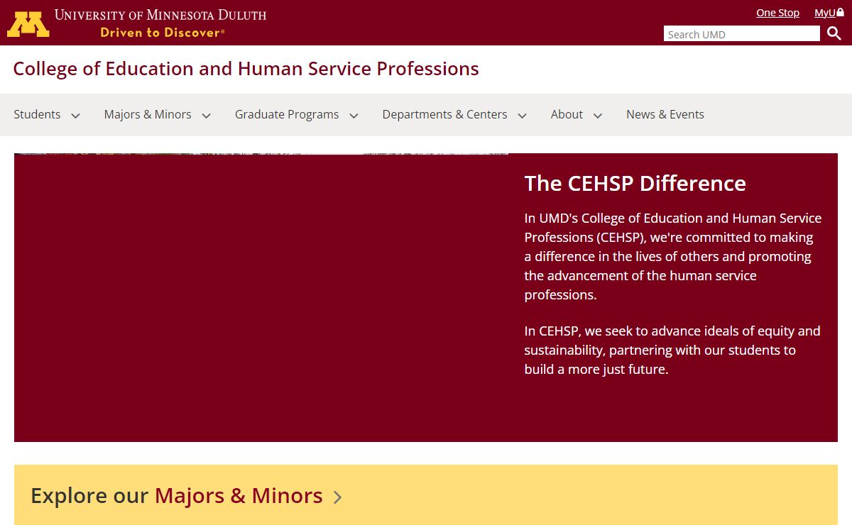 College of Education and Human Service Professions | UMN Duluth