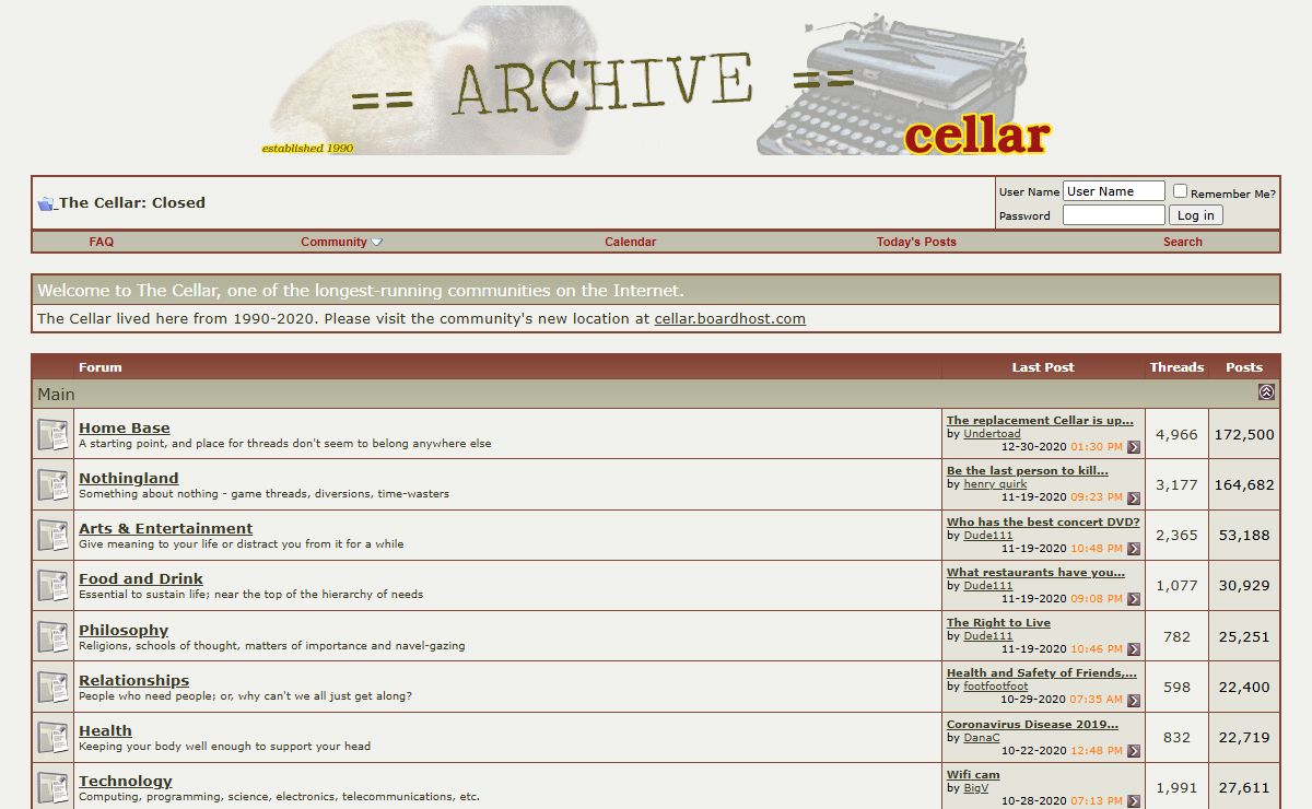 The Cellar: the original neighborhood coffee shop, with no coffee and no shop