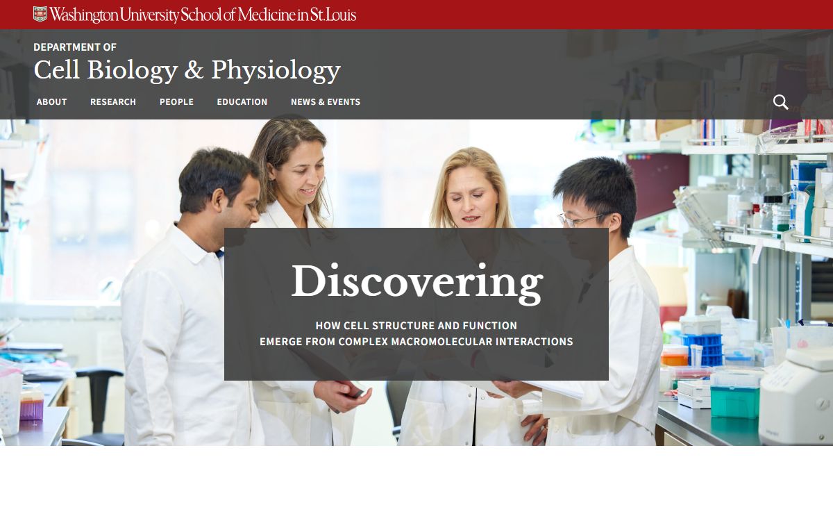 Cell Biology & Physiology | Washington University in St. Louis