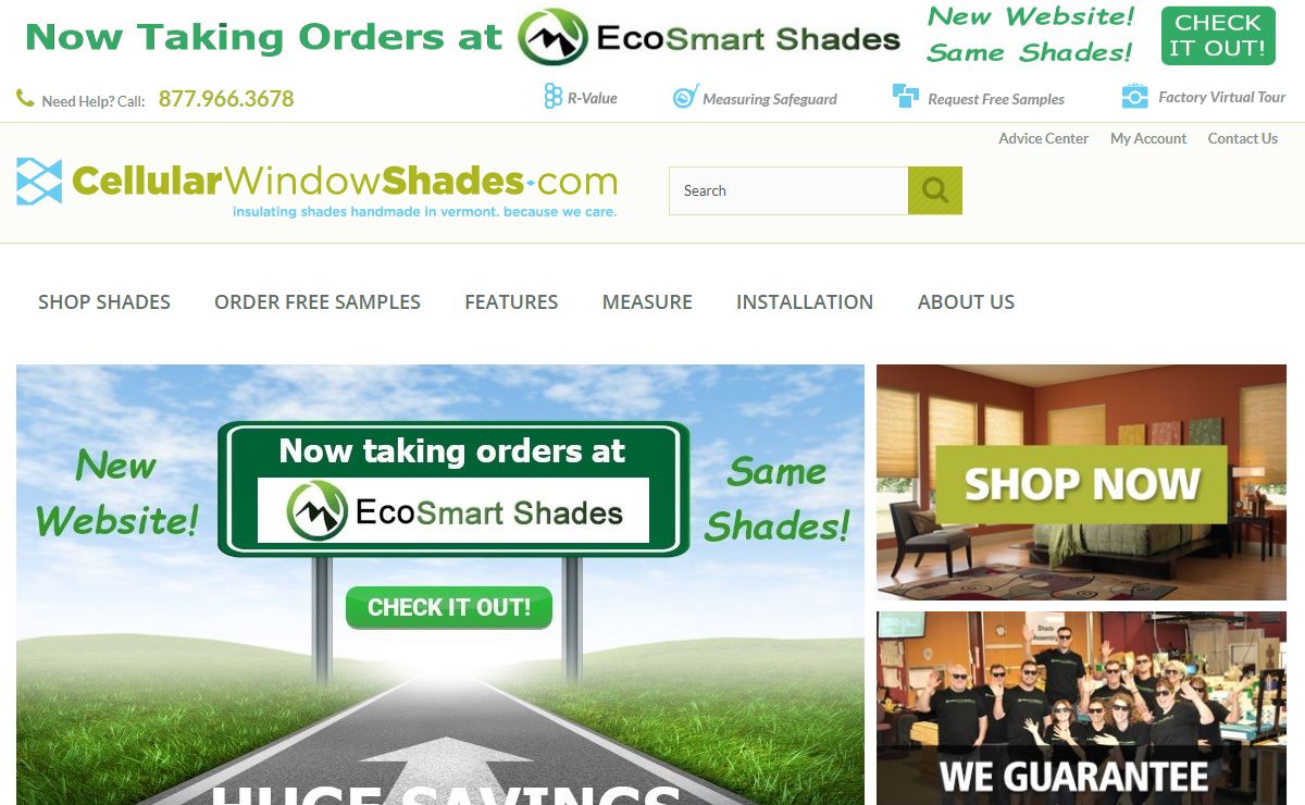 Cellular & Honeycomb Window Shades | Manufactured in Vermont | CellularWindowShades.com