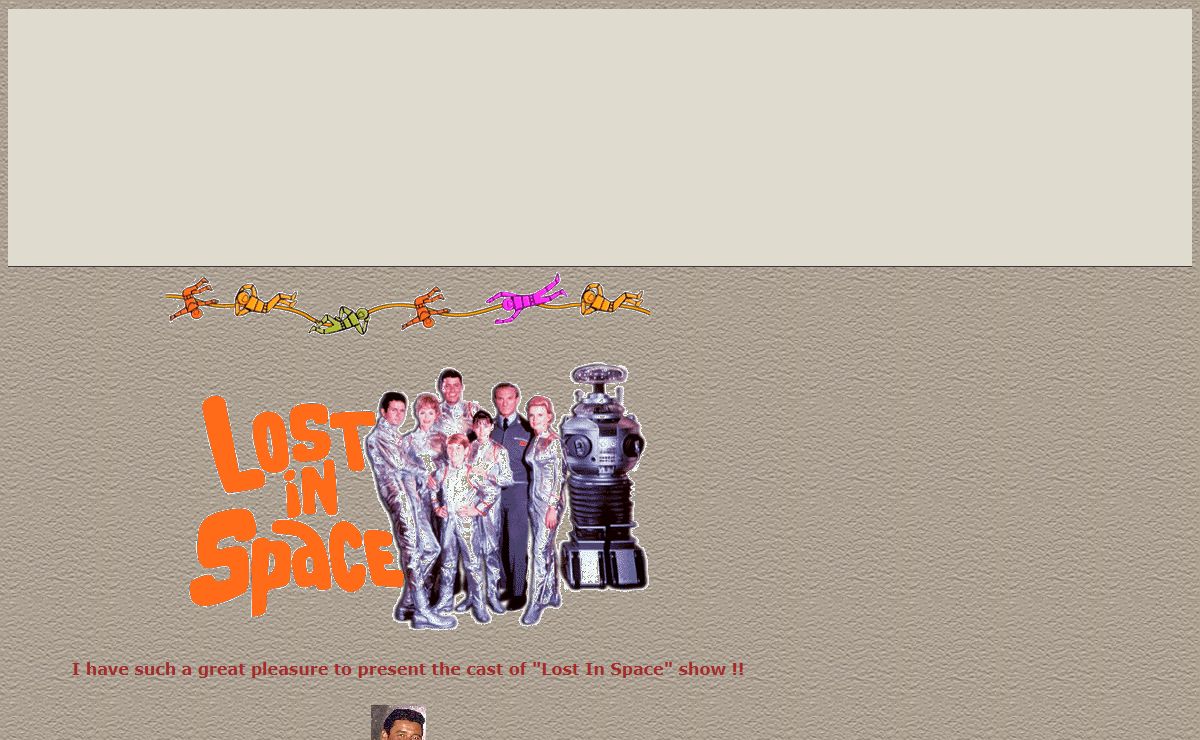 "Lost In Space" - Home-Page dedicated to the original Science Fiction Series