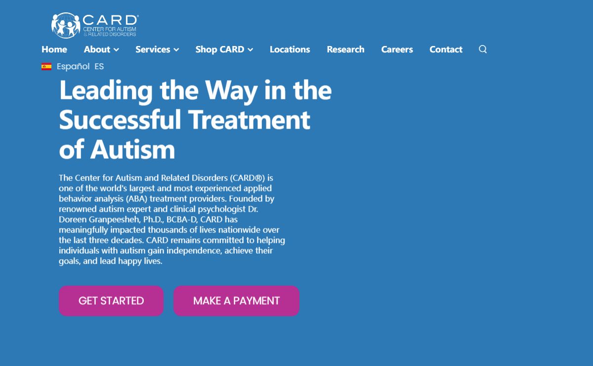 Home - Center for Autism and Related Disorders (CARD®)