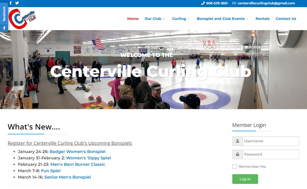 Centerville Curling Club - Home