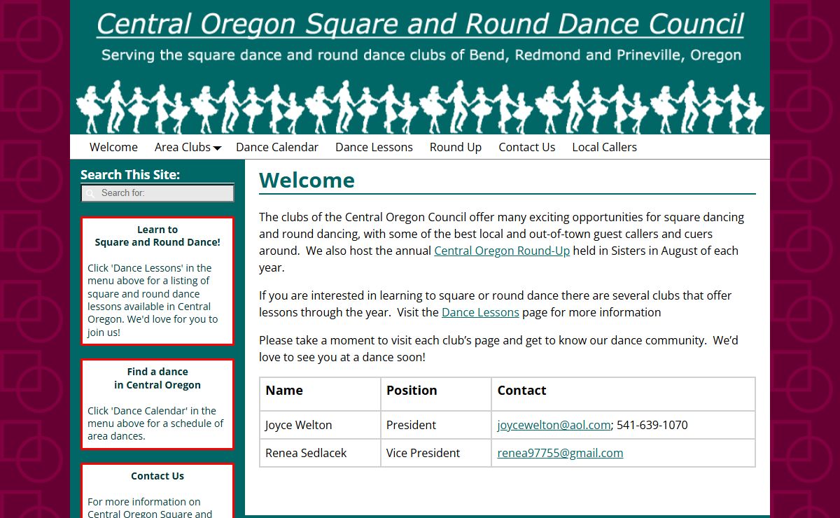 Central Oregon Council – Serving the Square and Round Dance Clubs of Central Oregon
