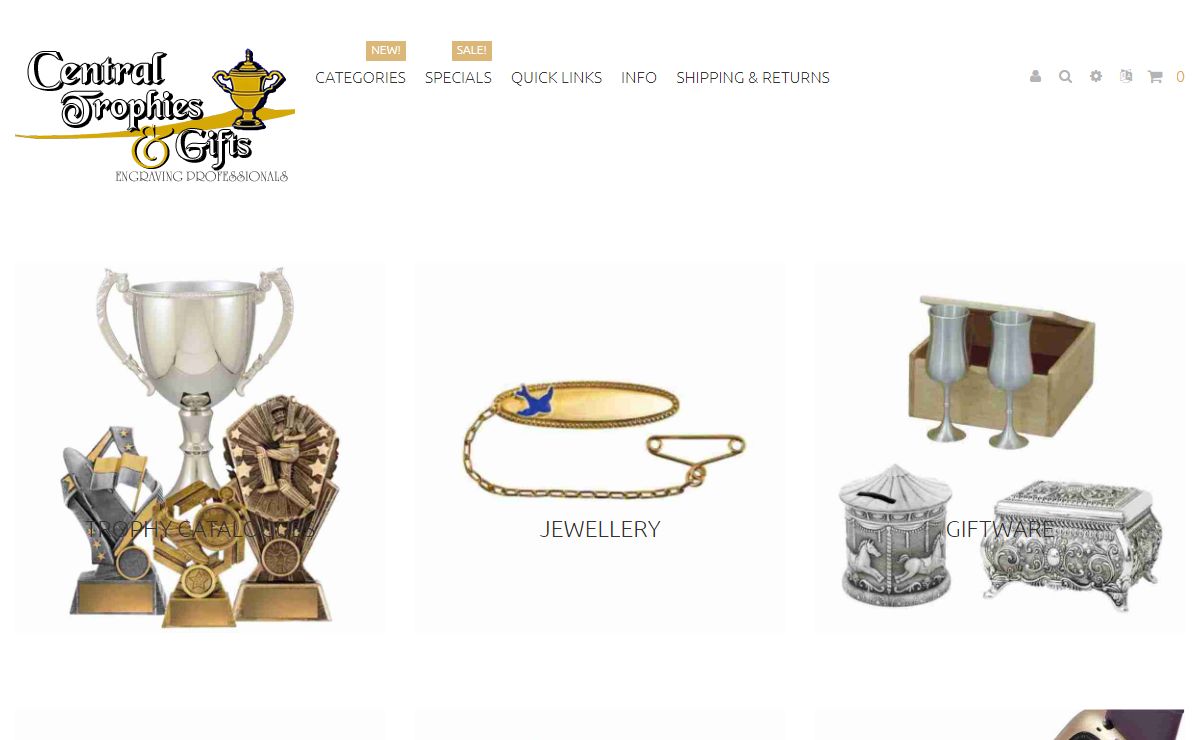 Central Trophies & Gifts,, Engraving Professionals