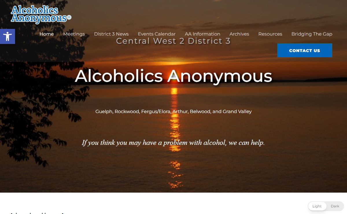 Alcoholics Anonymous – Central West 2 District 3 – If you think you may have a problem with alcohol, we can help.