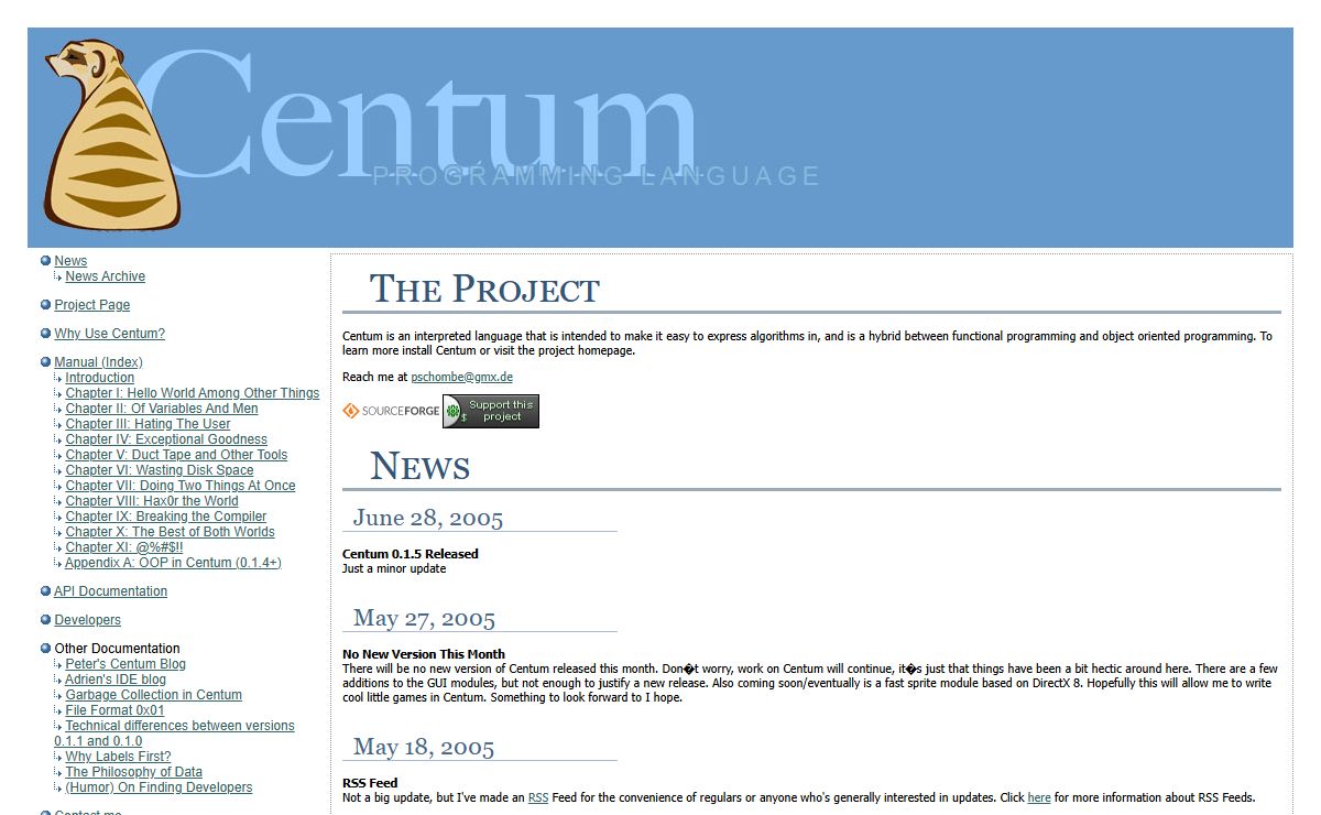 The Centum Programming Language