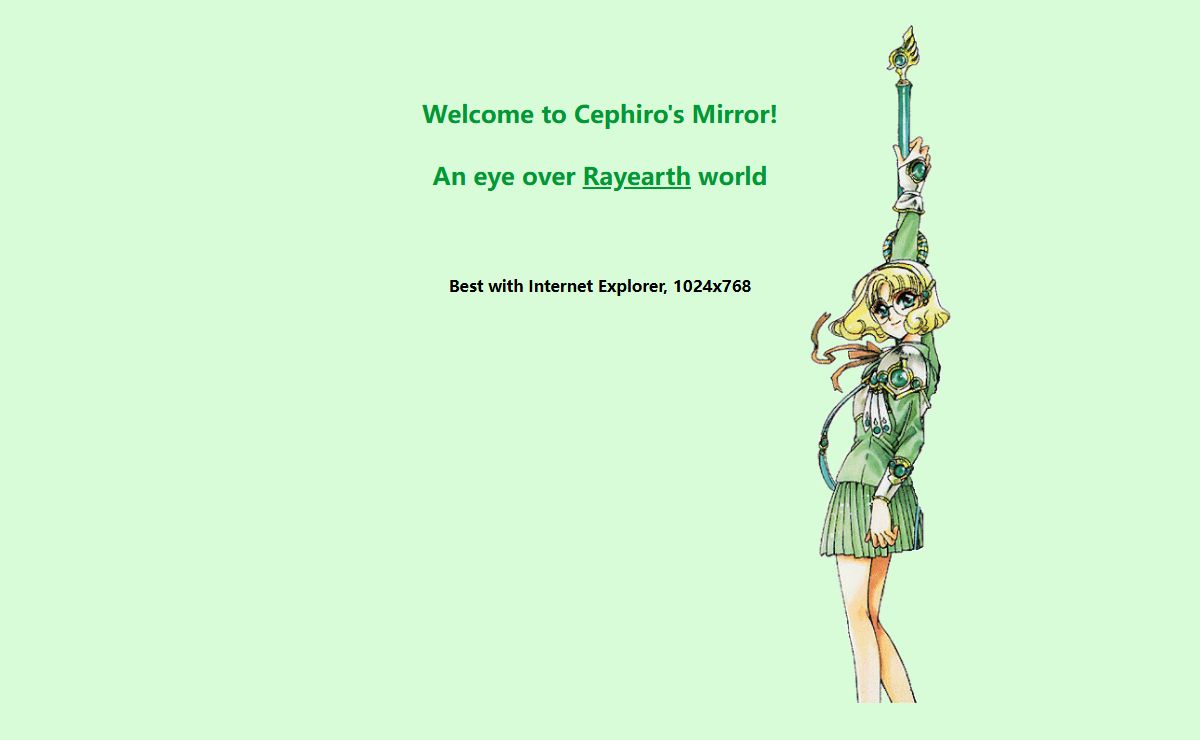 Magic Knight Rayearth - Cephiro's Mirror