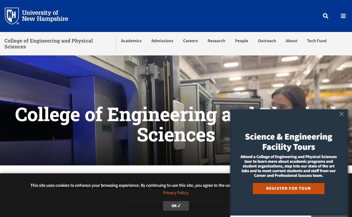 College of Engineering and Physical Sciences | University of New Hampshire