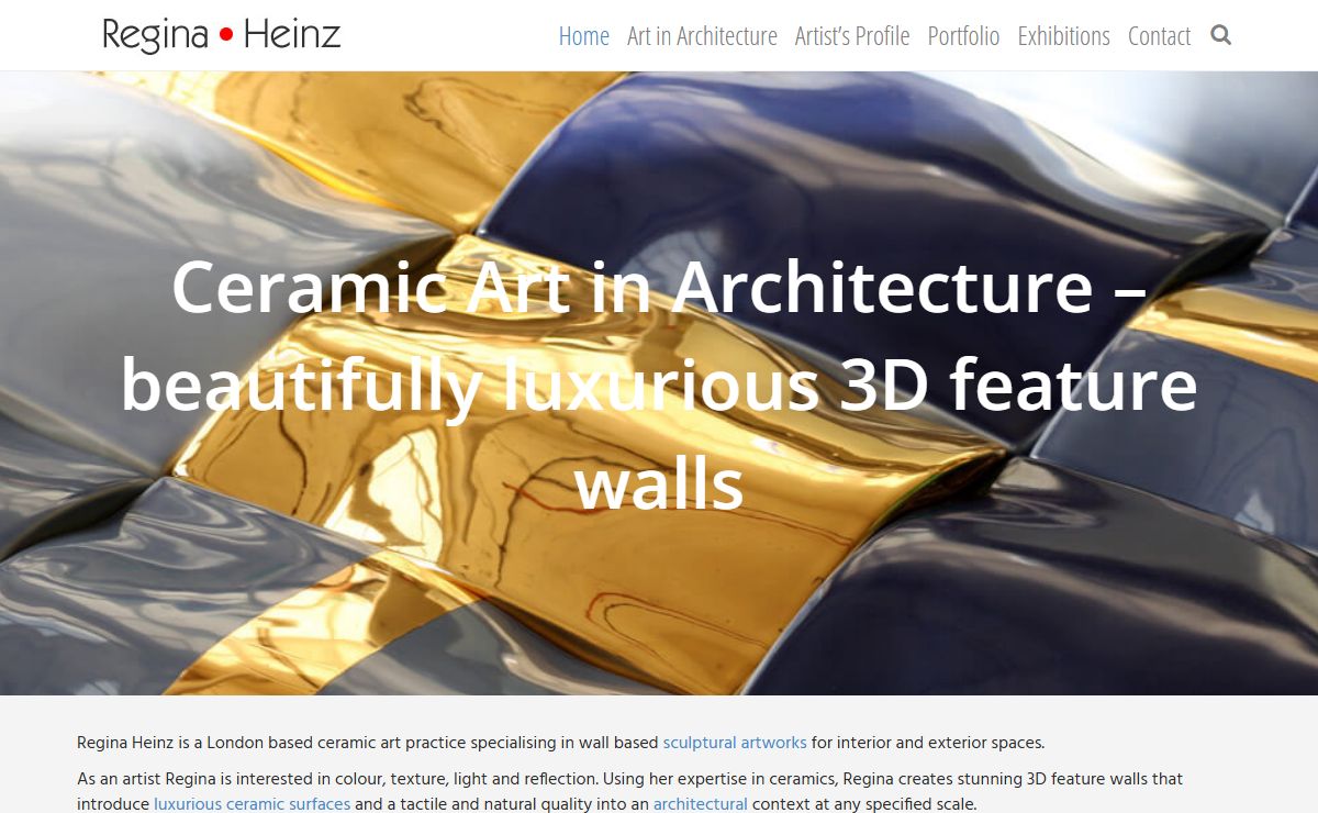 Architectural Ceramics - Regina Heinz Ceramic Art