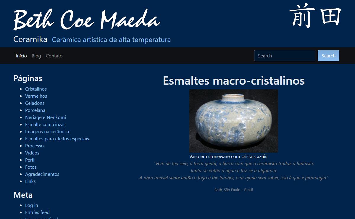 Ceramika – Cerâmica artística de alta temperatura