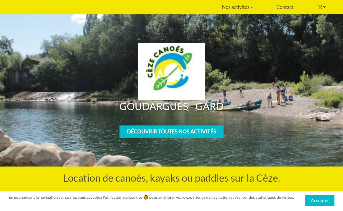 Location de canoë-kayak-paddle dans le Gard à Goudargues