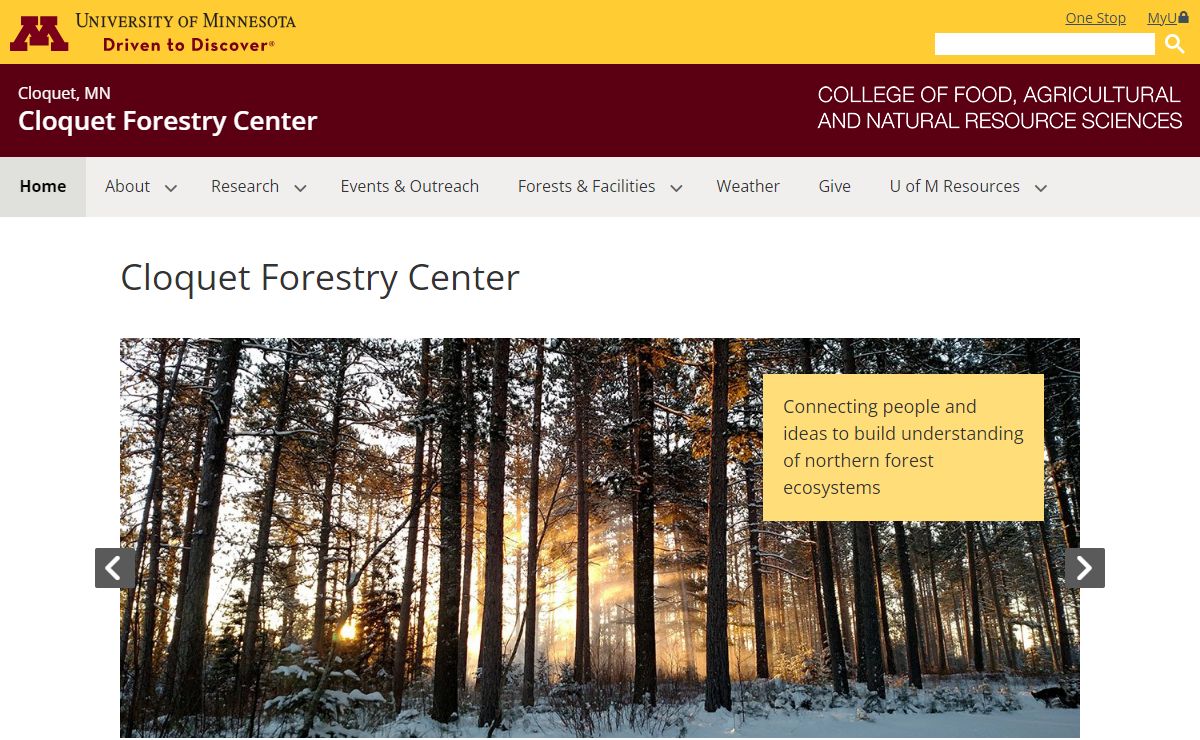 Cloquet Forestry Center | Cloquet Forestry Center
