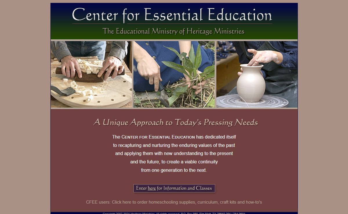 Center For Essential Education