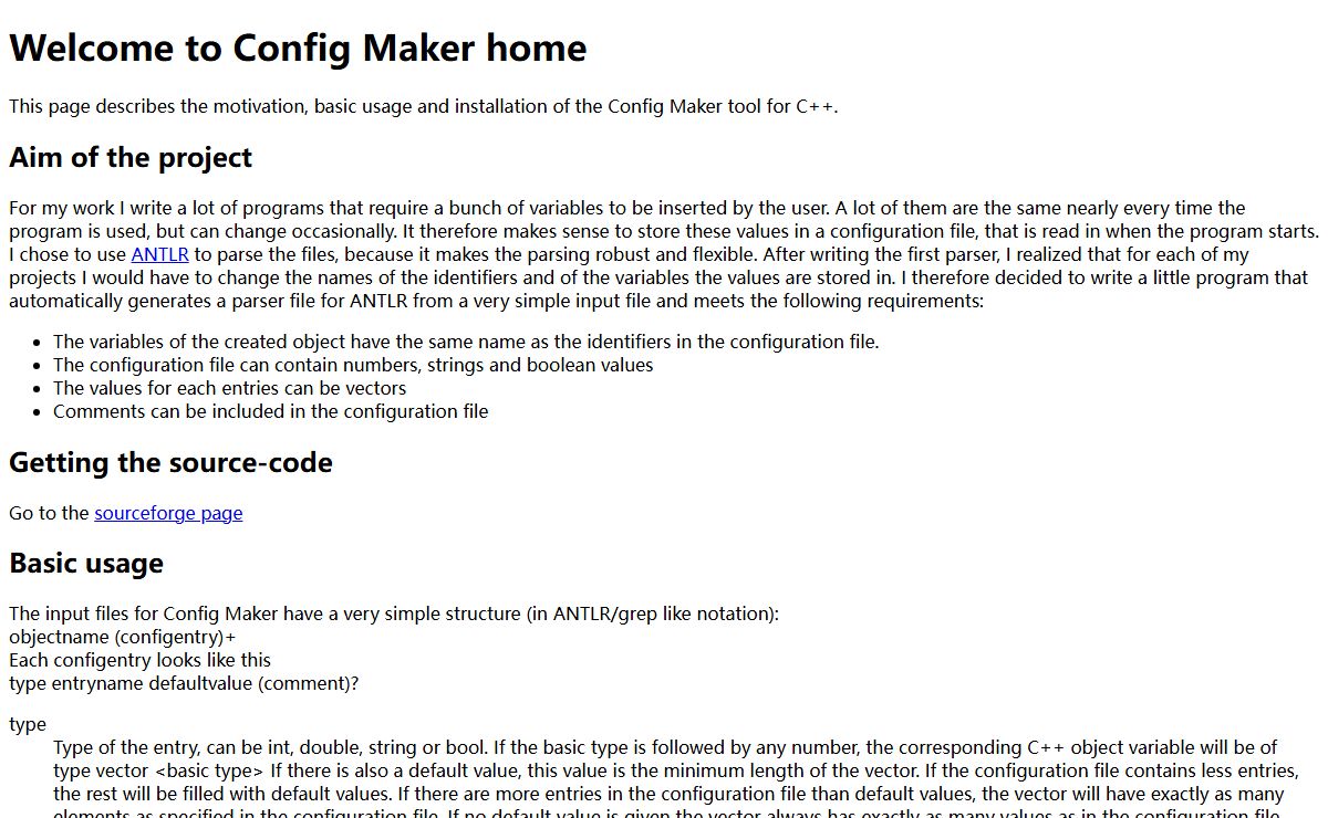 Config Maker