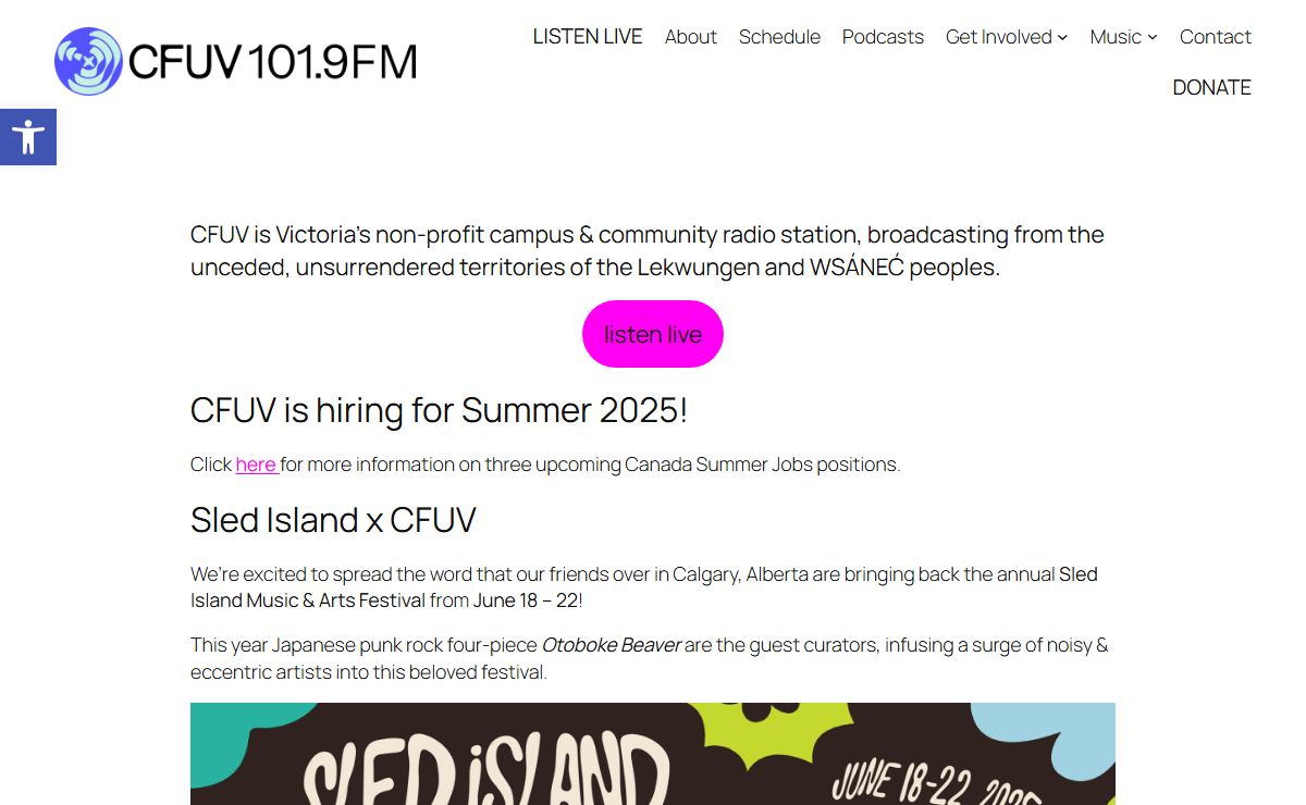 CFUV: 40 Years of Offbeat Radio