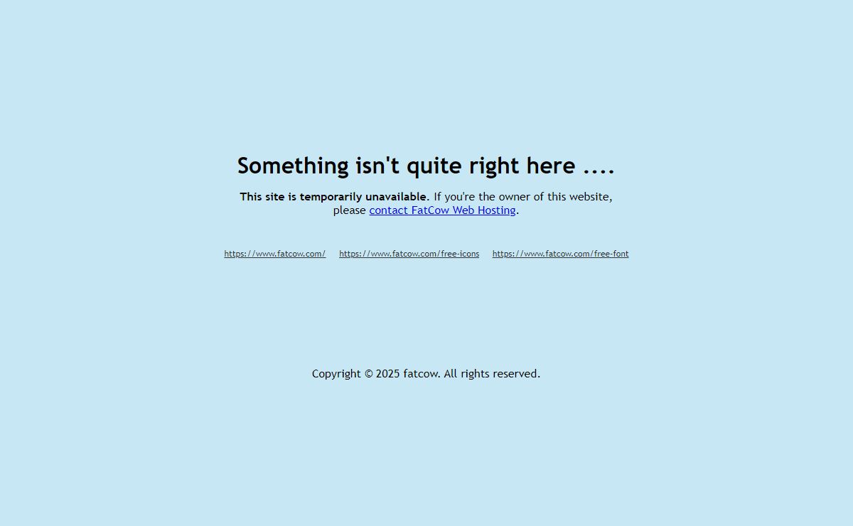 Web Hosting - This site is temporarily unavailable