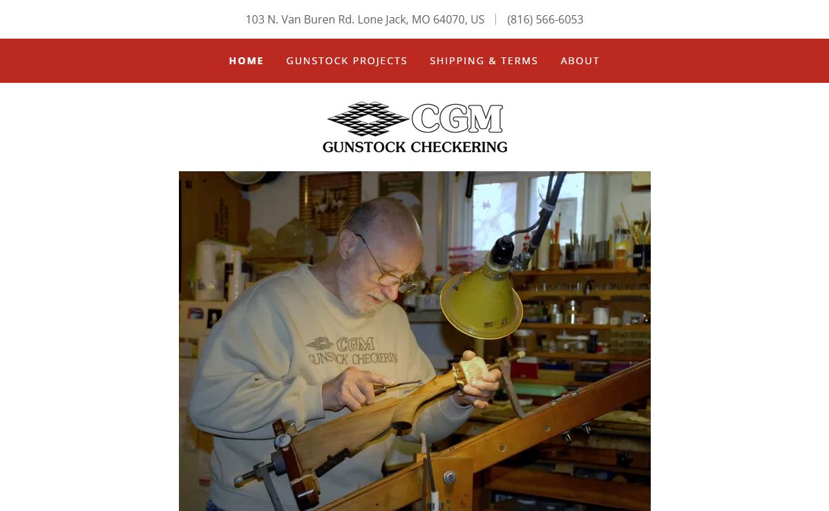 Gunstock Checkering - CGM Gunstock Checkering