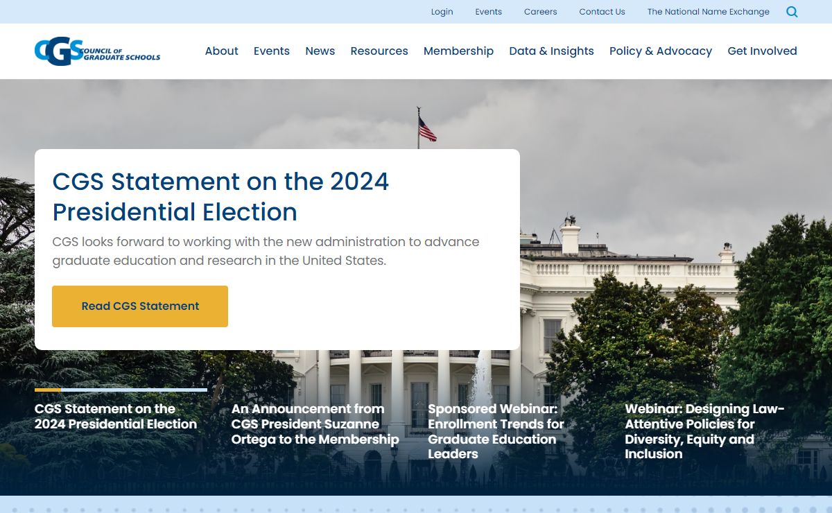 The National Voice for Graduate Education - CGS
