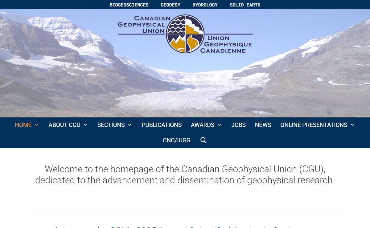 Canadian Geophysical Union / Union Géophysique Canadienne.
