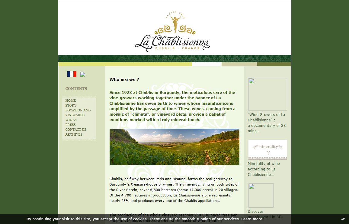 La Chablisienne, Chablis, Burgundy wines