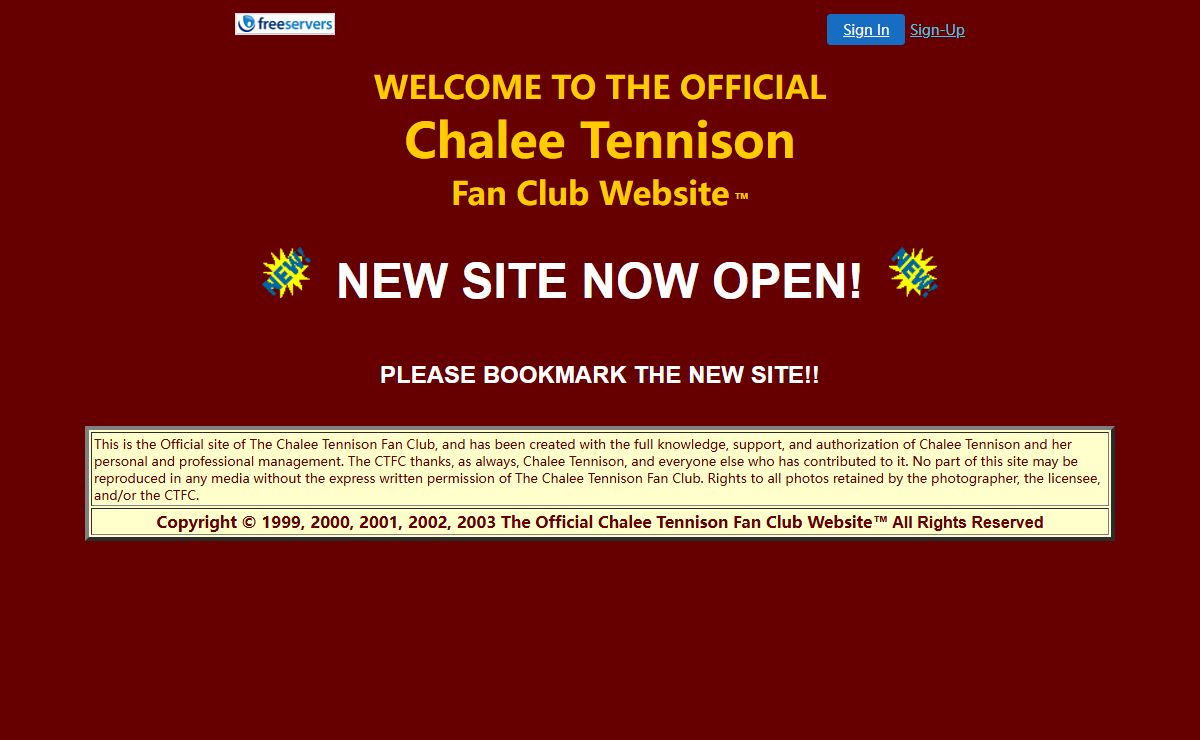 Chalee Tennison Fan Club