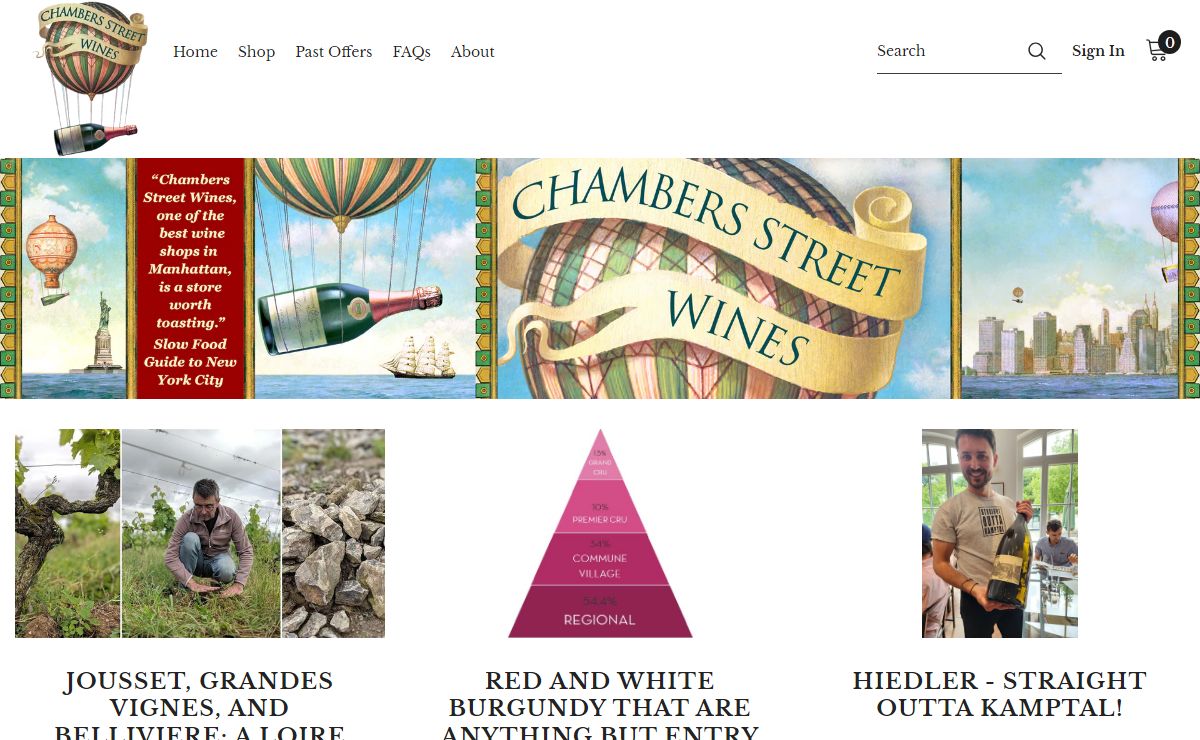 Chambers St Wines – Chambers Street Wines