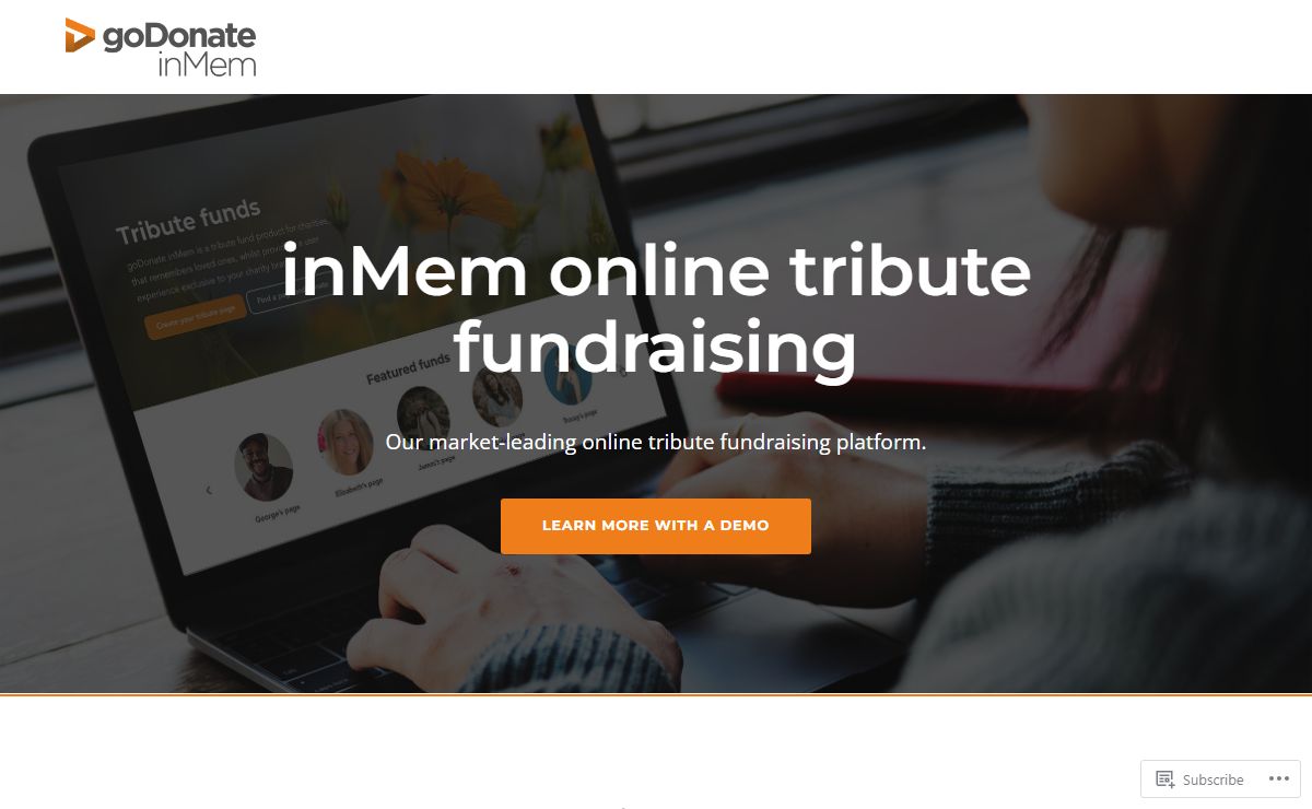 goDonate inMem – Looking for an in-memory /tribute fund platform for your charity?