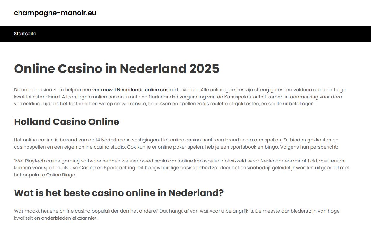 Nederlands Online Casino 2025 | Speel de Beste Spellen