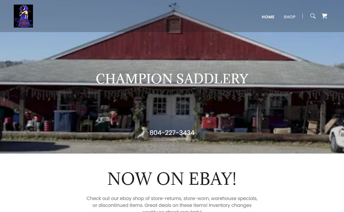 Champion Saddlery - Horse, Tack