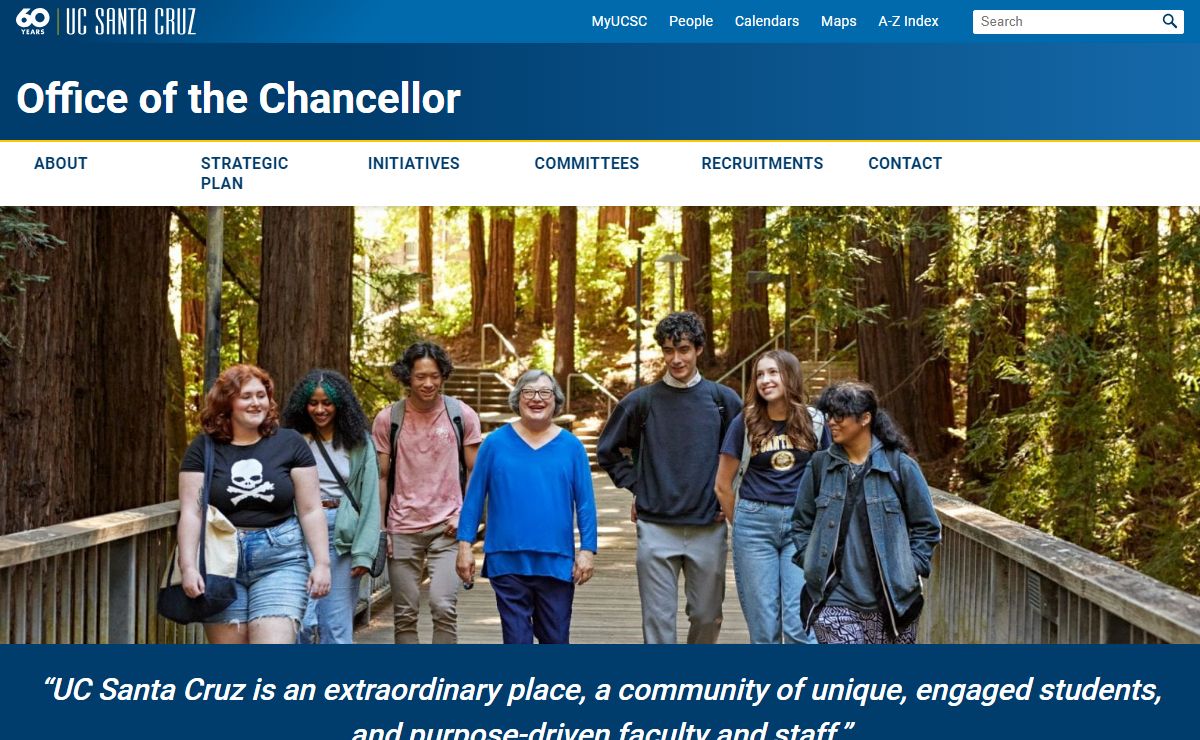 Office of the Chancellor – The Office of the Chancellor at UC Santa Cruz.