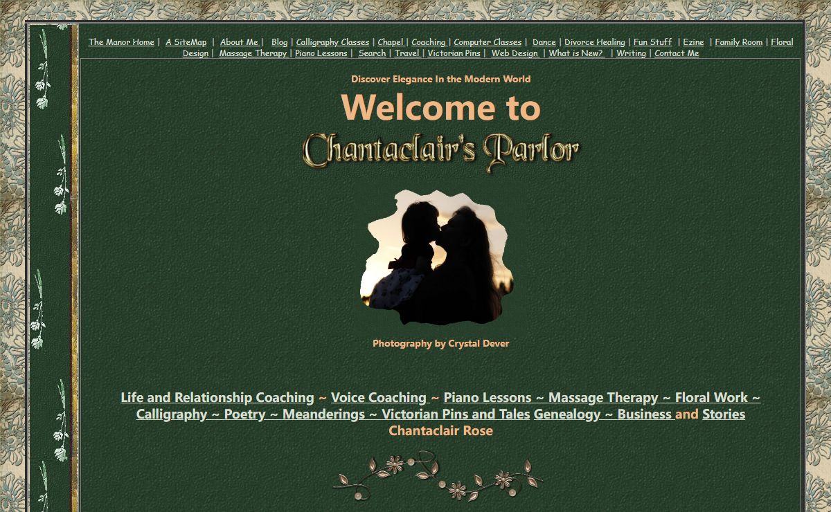 Chantaclair's Parlor ~ Come and wander into Elegance in the Modern World.~
