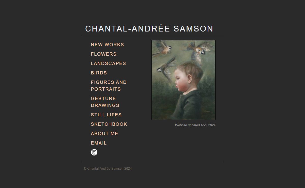 Chantal-Andrée Samson's paintings and drawings